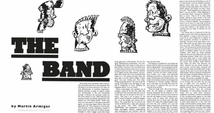 The Band spread