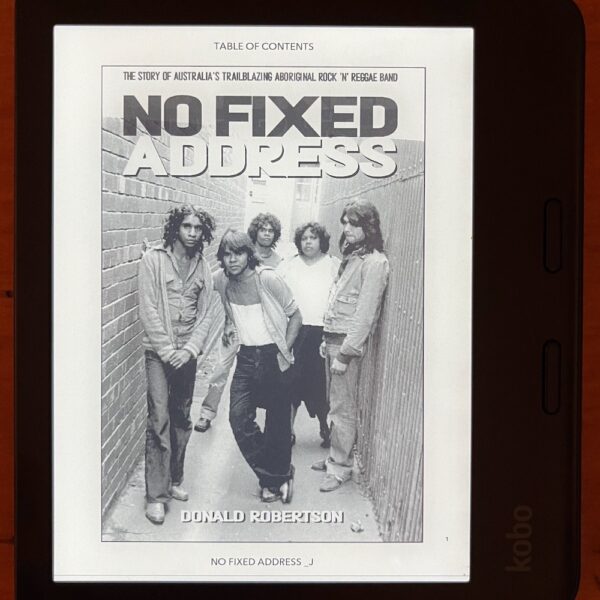 NFA cover on E-reader