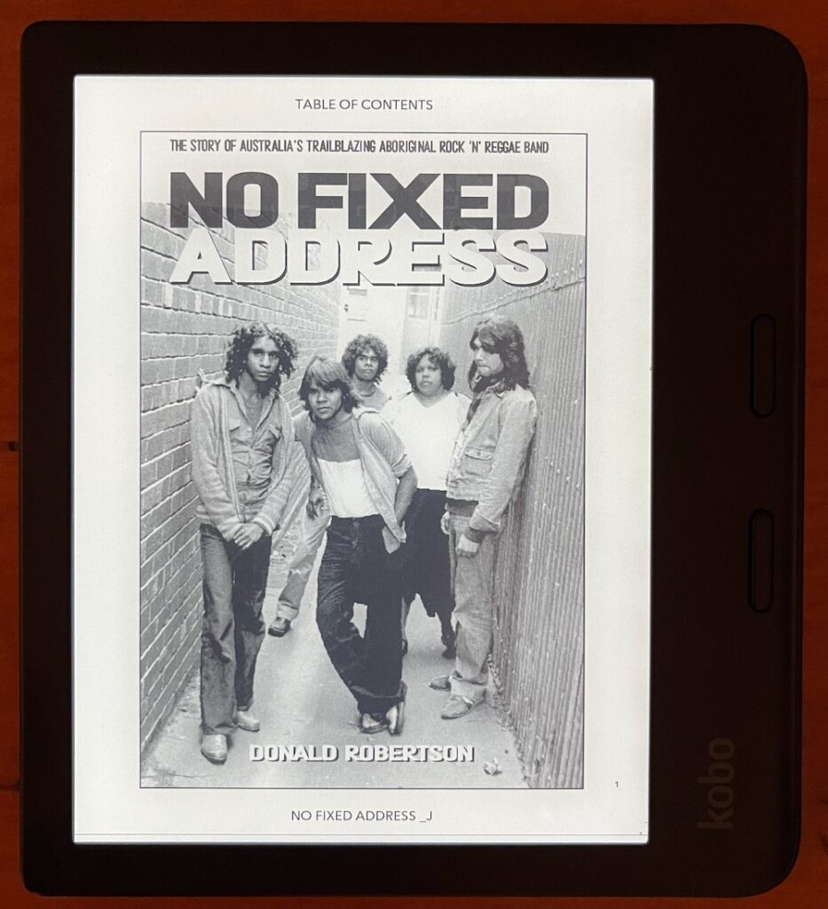 NFA cover on E-reader