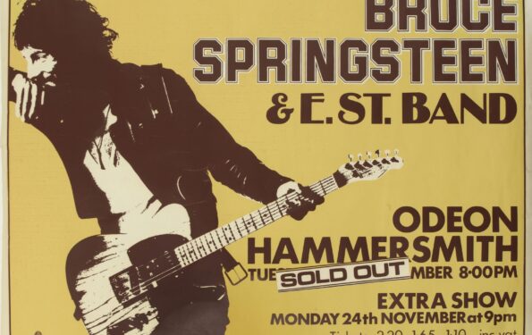 Springsteen Hammersmith Odeon 1975 poster