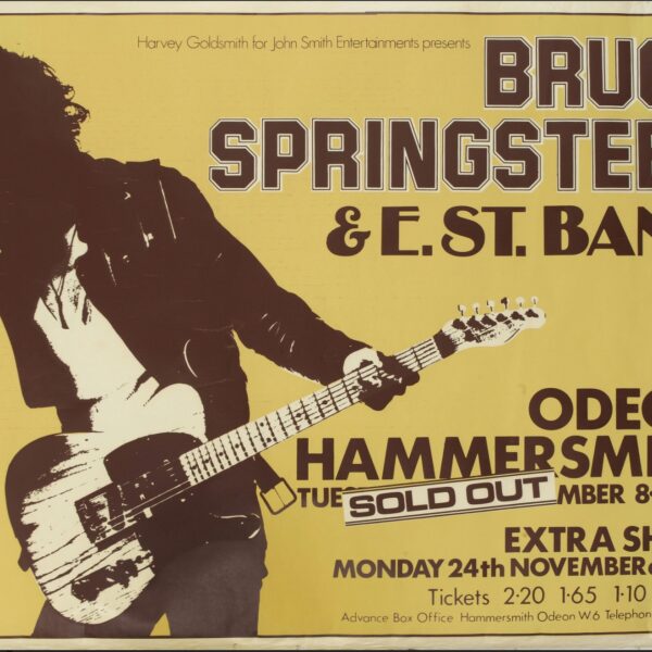 Springsteen Hammersmith Odeon 1975 poster