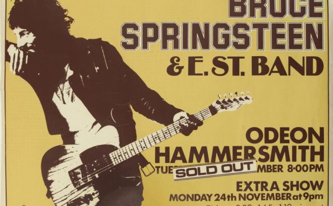 Springsteen Hammersmith Odeon 1975 poster