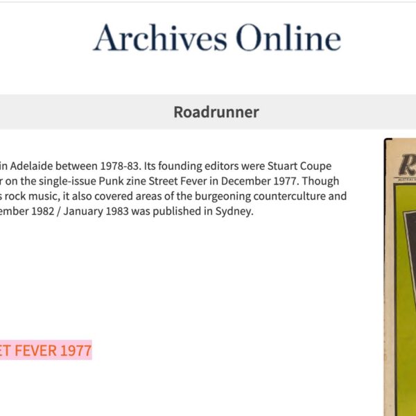 Roadrunner digital archive at UOW